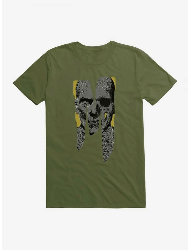 Best deal โค๏ธ Universal Monsters The Mummy Letter Face T-Shirt ๐