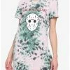 Wholesale 🥰 Friday The 13th Camp Crystal Lake Distressed Tie-Dye T-Shirt 👗 Dress 👍