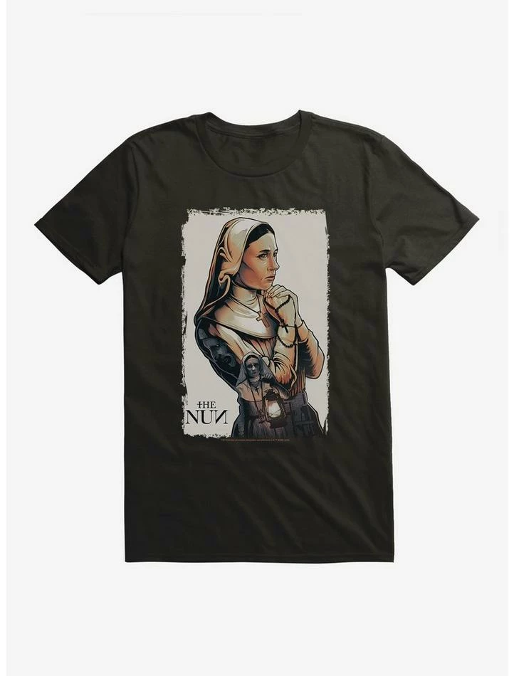 New π― The Nun Praying Hands T-Shirt β - Image 2