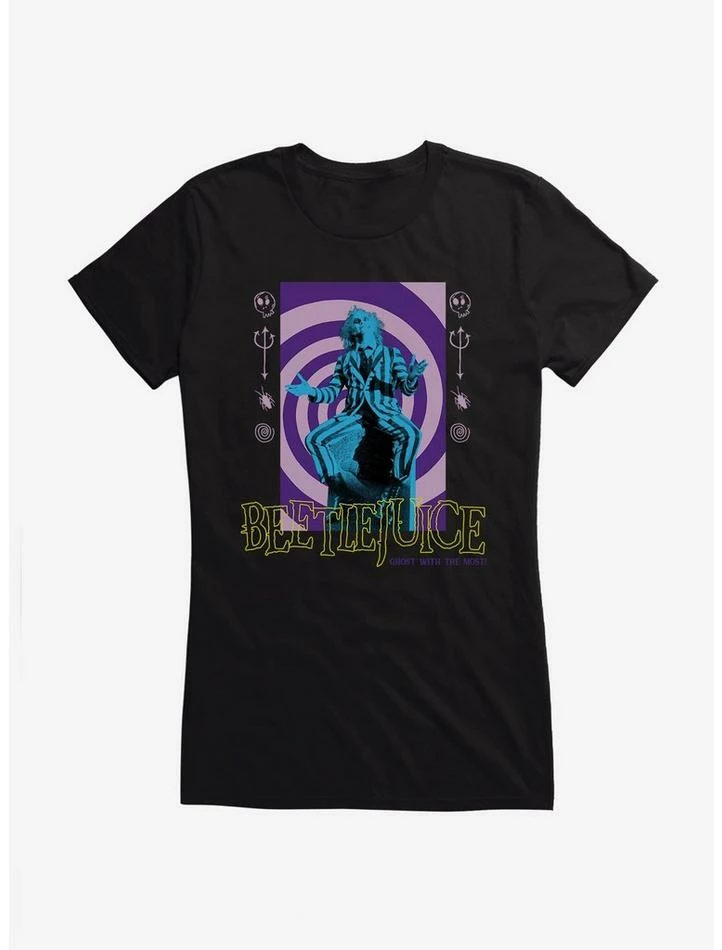 Best deal β€οΈ Beetlejuice Swirl π§ Girls T-Shirt β - Image 2