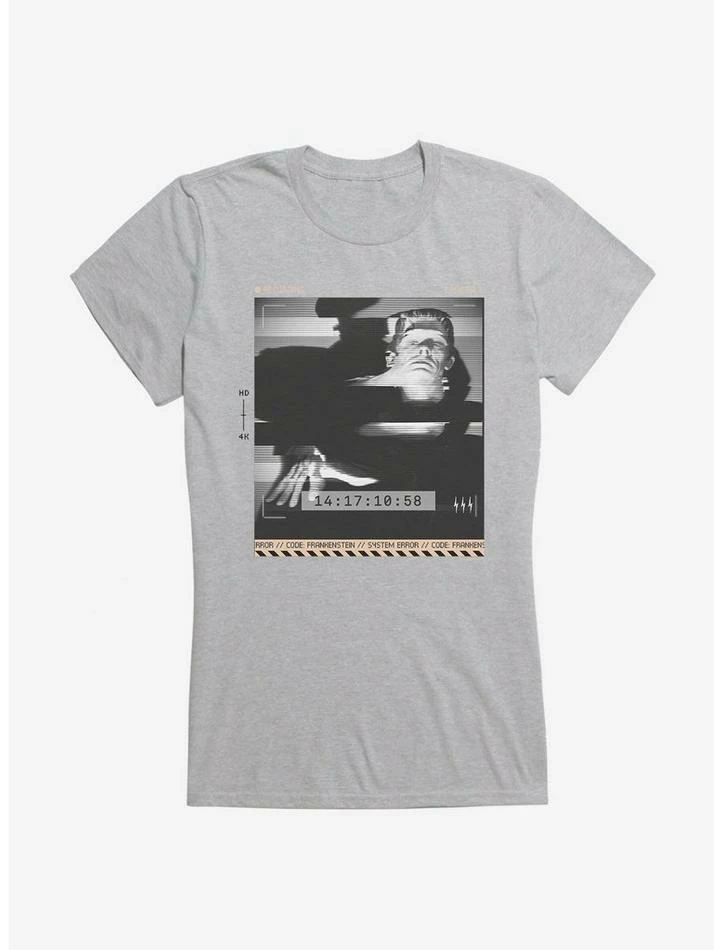 Flash Sale 𧨠Universal Monsters Frankenstein System Error π§ Girls T-Shirt π - Image 4