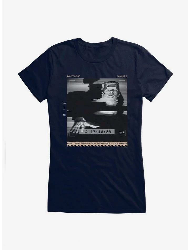 Flash Sale 𧨠Universal Monsters Frankenstein System Error π§ Girls T-Shirt π - Image 5
