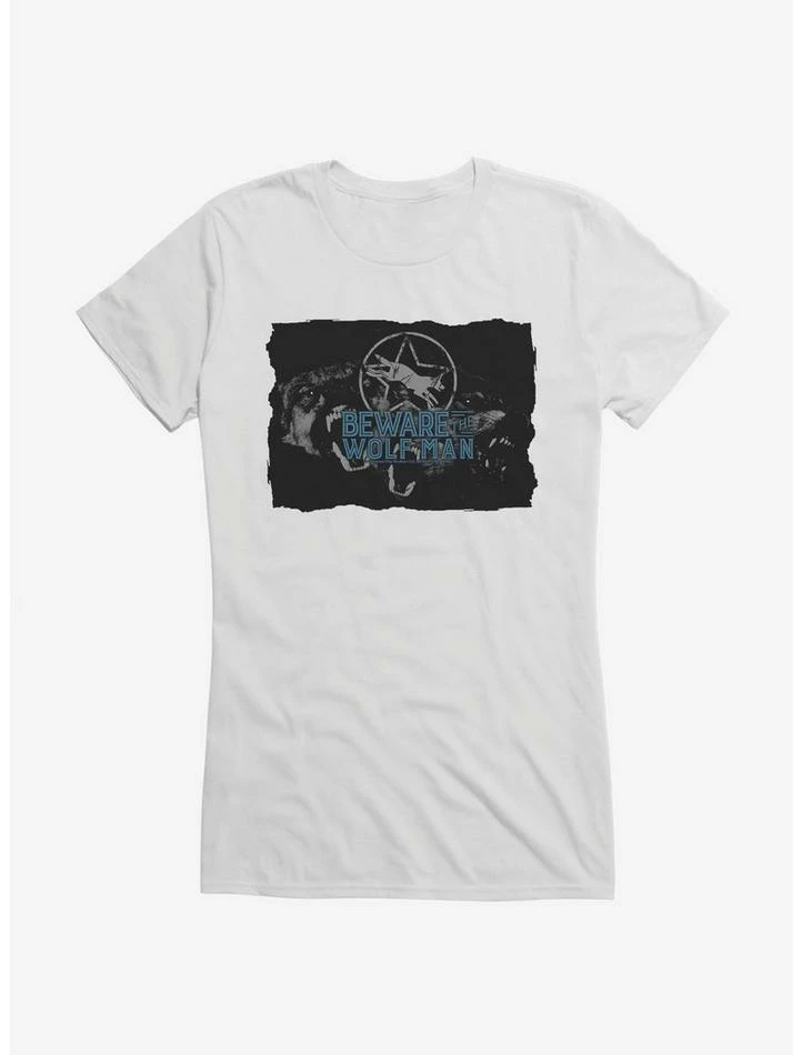 Promo π₯ Universal Monsters The Wolf Man Beware π§ Girls T-Shirt π - Image 6