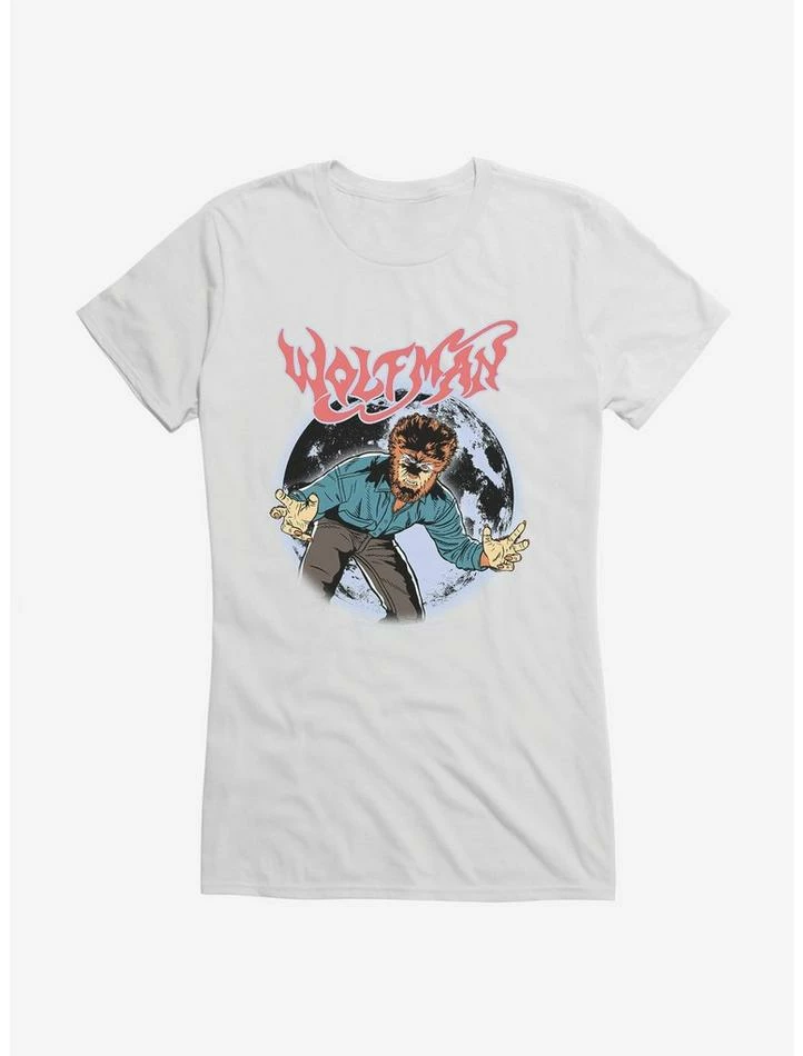 Budget π Universal Monsters The Wolf Man Comic Moon π§ Girls T-Shirt π - Image 6