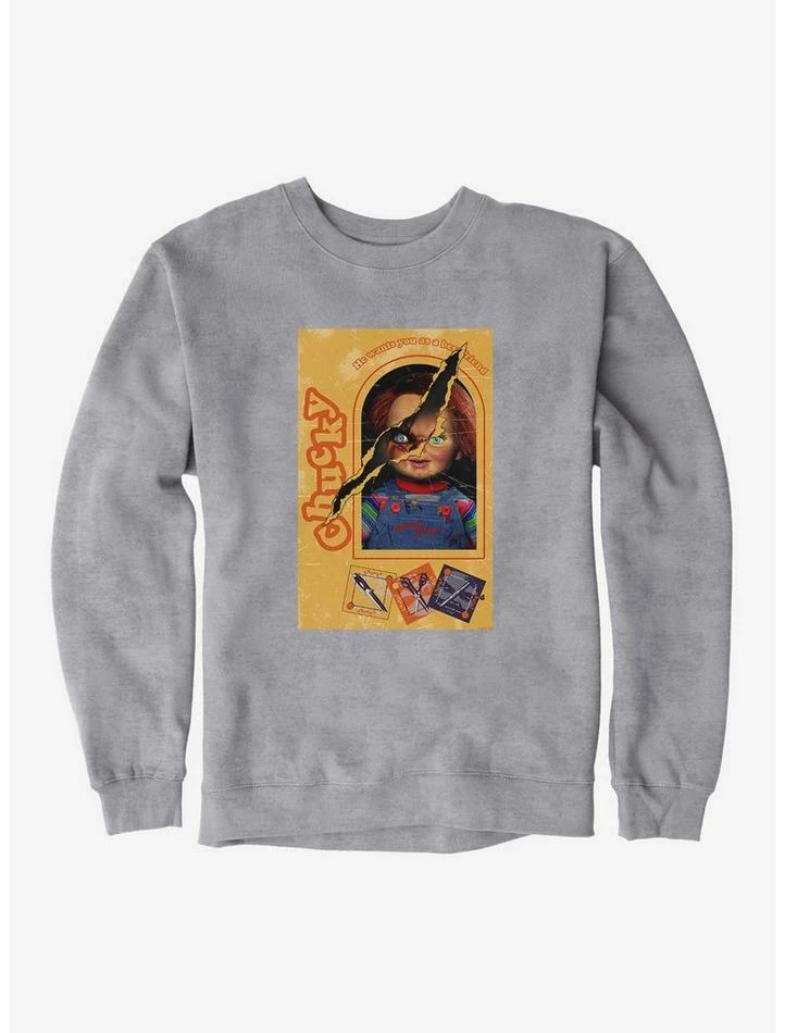 Outlet β¨ Chucky Doll Box Torn Sweatshirt β - Image 5