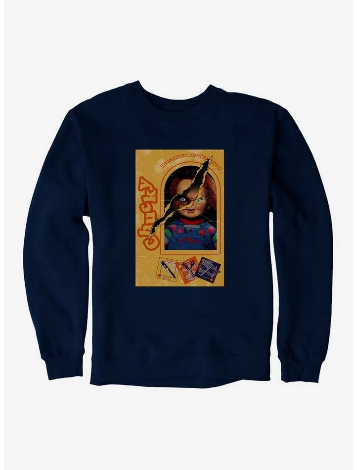 Outlet β¨ Chucky Doll Box Torn Sweatshirt β - Image 6