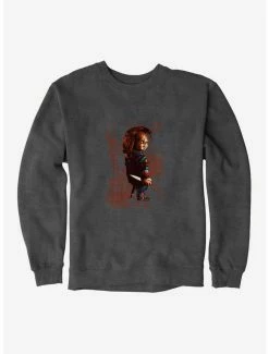 Deals π Chucky Holding Knife Sweatshirt π