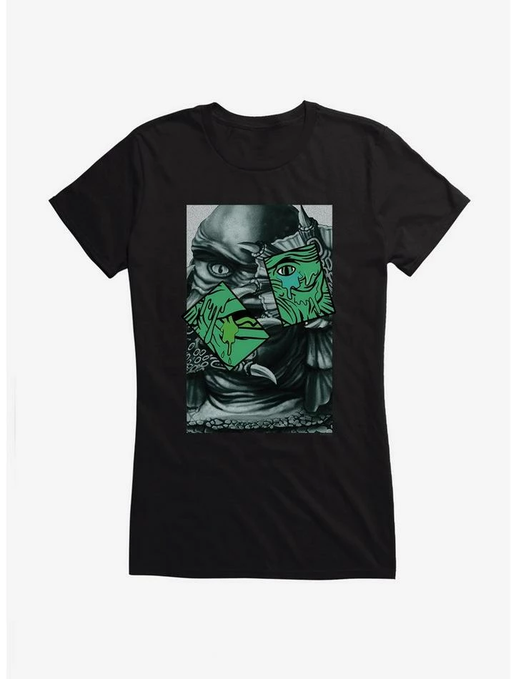 Discount π Universal Monsters Creature From The Black Lagoon Mash Up π§ Girls T-Shirt β - Image 2