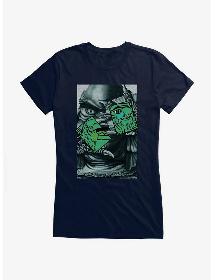 Discount π Universal Monsters Creature From The Black Lagoon Mash Up π§ Girls T-Shirt β - Image 5