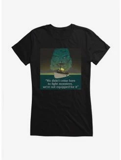 New ⭐ Universal Monsters Creature From The Black Lagoon Monster Quote 👧 Girls T-Shirt 👍