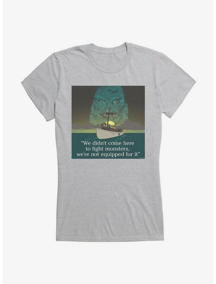 New β Universal Monsters Creature From The Black Lagoon Monster Quote π§ Girls T-Shirt π - Image 4