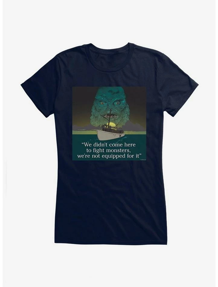 New β Universal Monsters Creature From The Black Lagoon Monster Quote π§ Girls T-Shirt π - Image 5