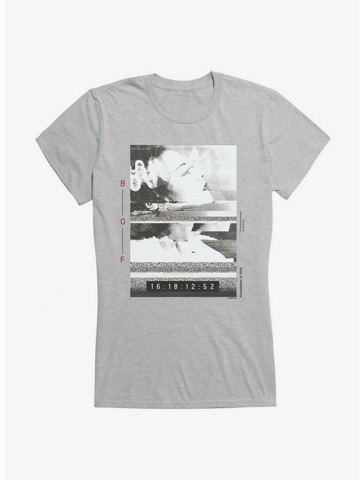 Wholesale π Universal Monsters Bride Of Frankenstein Screen Glitch π§ Girls T-Shirt π€© - Image 4