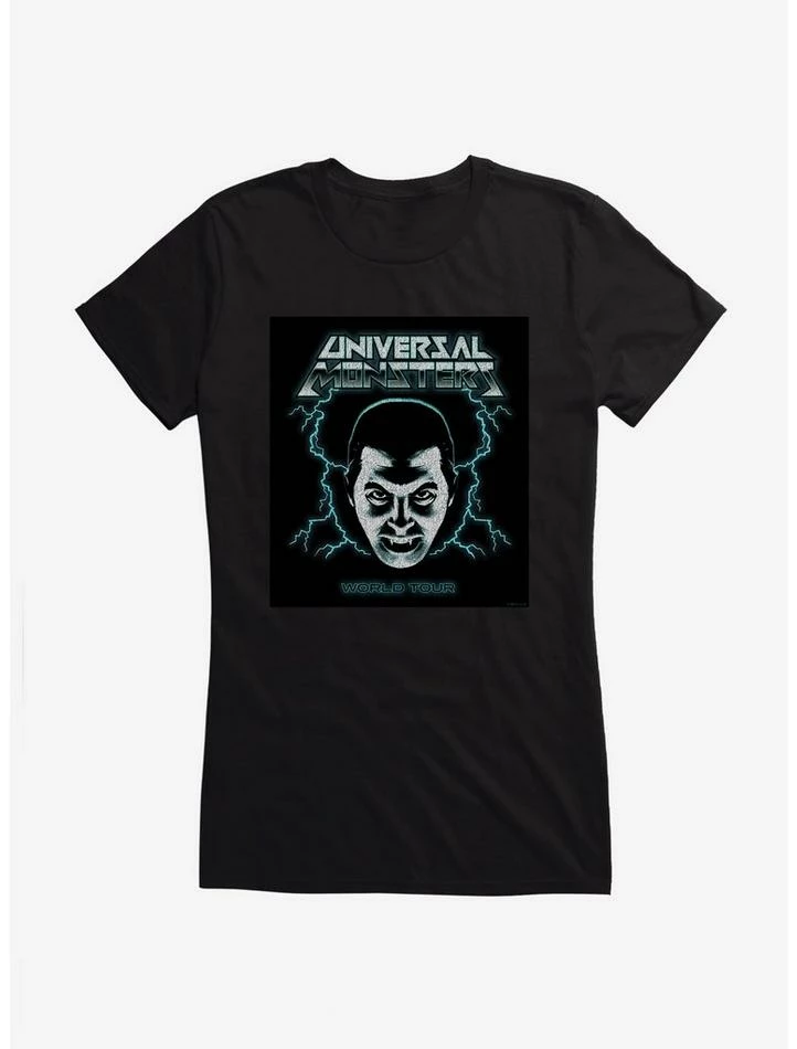 Brand new π Universal Monsters Dracula Lightning World Tour π§ Girls T-Shirt π₯° - Image 2