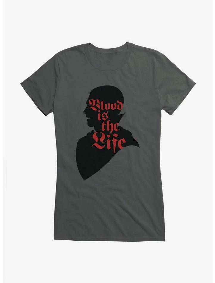 Budget 𧨠Universal Monsters Dracula Blood Is The Life π§ Girls T-Shirt β¨ - Image 3