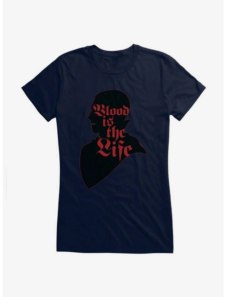Budget 𧨠Universal Monsters Dracula Blood Is The Life π§ Girls T-Shirt β¨