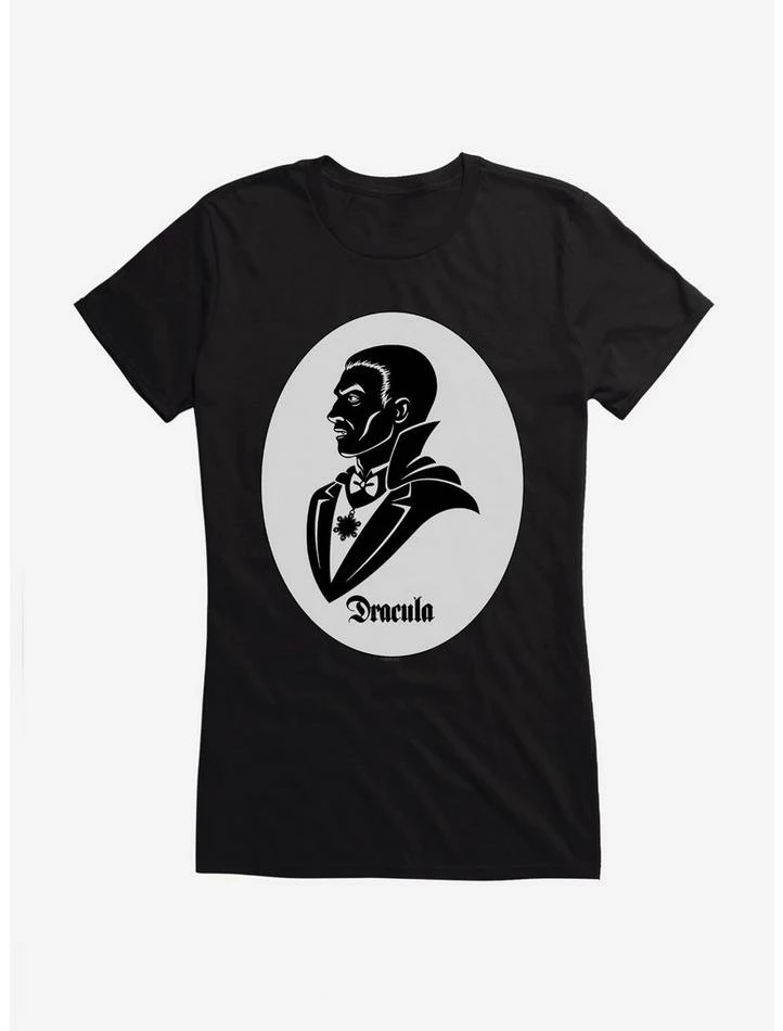 Buy π Universal Monsters Dracula Profile Portrait π§ Girls T-Shirt β - Image 2