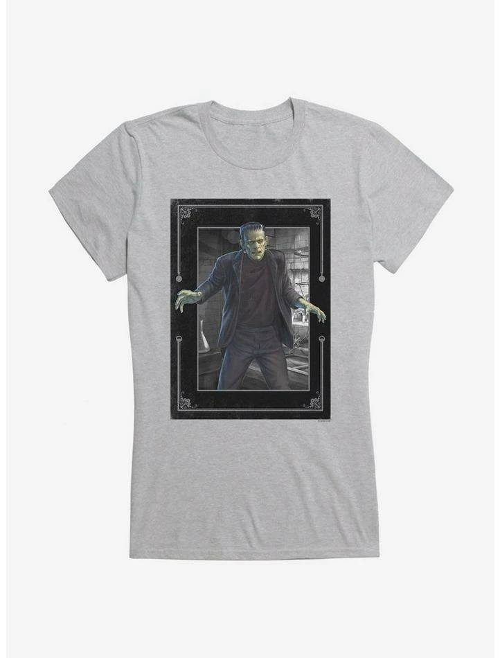 Best reviews of 𧨠Universal Monsters Frankenstein In The Lab π§ Girls T-Shirt π - Image 3