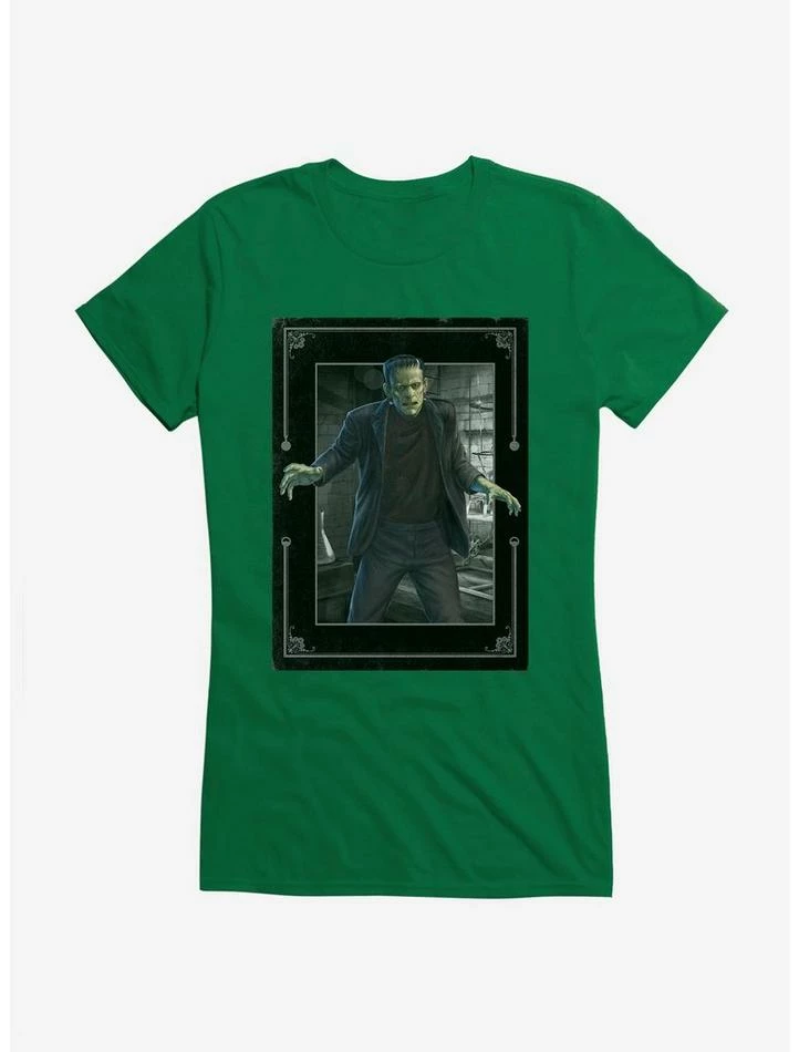 Best reviews of 𧨠Universal Monsters Frankenstein In The Lab π§ Girls T-Shirt π - Image 4