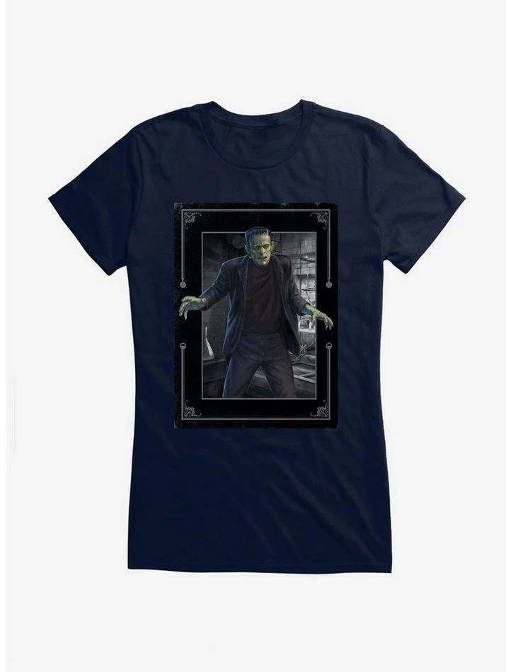 Best reviews of 𧨠Universal Monsters Frankenstein In The Lab π§ Girls T-Shirt π - Image 5