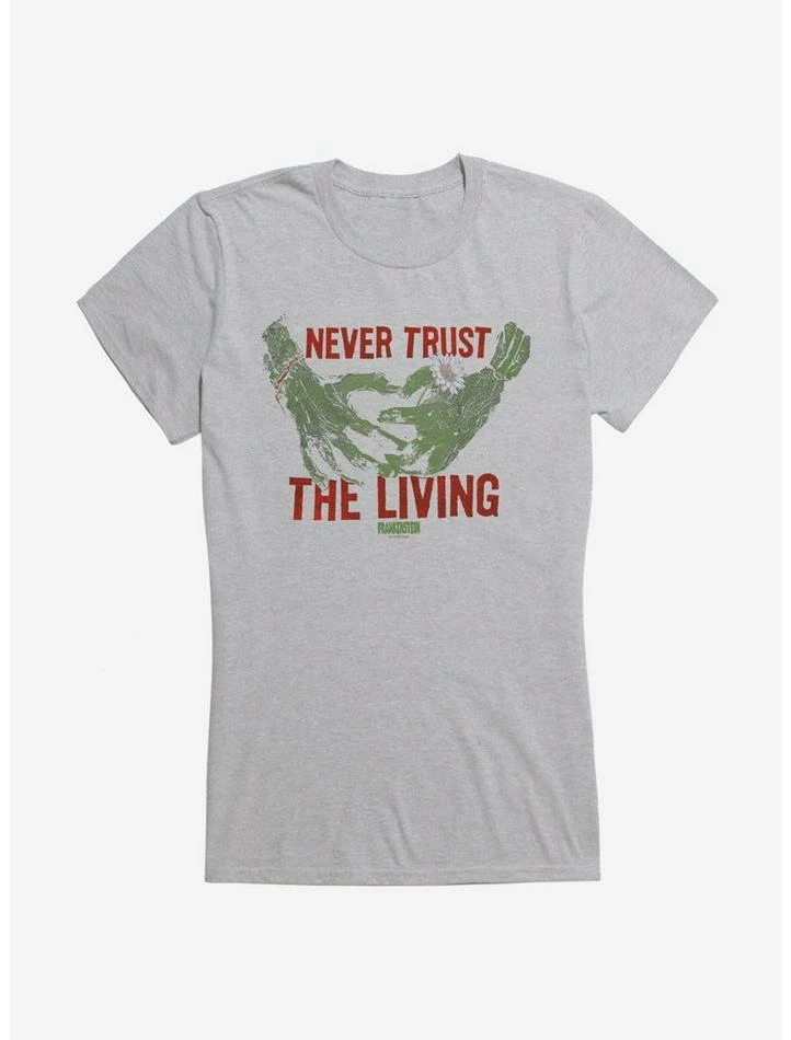 Best Sale π Universal Monsters Frankenstein Never Trust The Living π§ Girls T-Shirt π