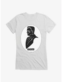 Outlet π Universal Monsters Frankenstein Monster Profile Portrait π§ Girls T-Shirt π