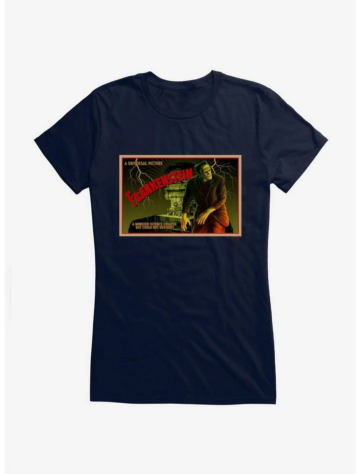 Discount π Universal Monsters Frankenstein Vintage Science π§ Girls T-Shirt π