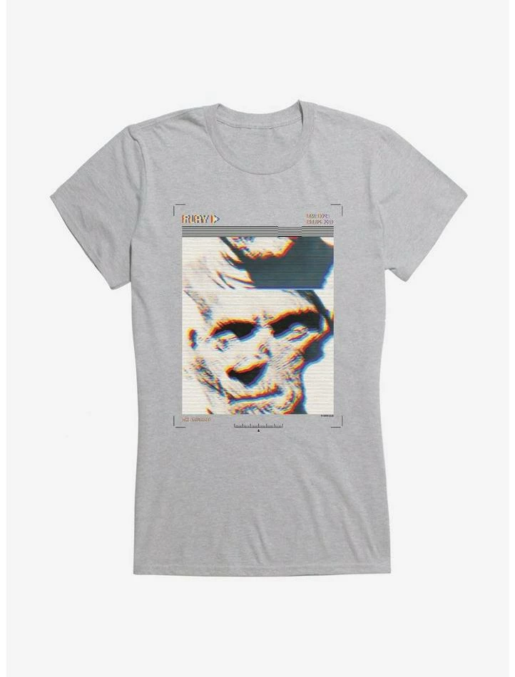 Deals π Universal Monsters The Mummy Screen Scan Glitch π§ Girls T-Shirt π€© - Image 4