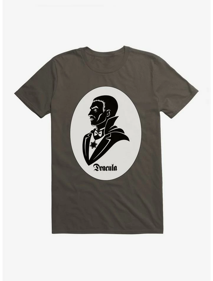 New π Universal Monsters Dracula Profile Portrait T-Shirt π - Image 4