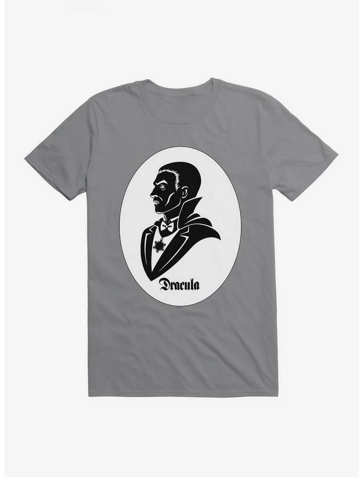 New π Universal Monsters Dracula Profile Portrait T-Shirt π