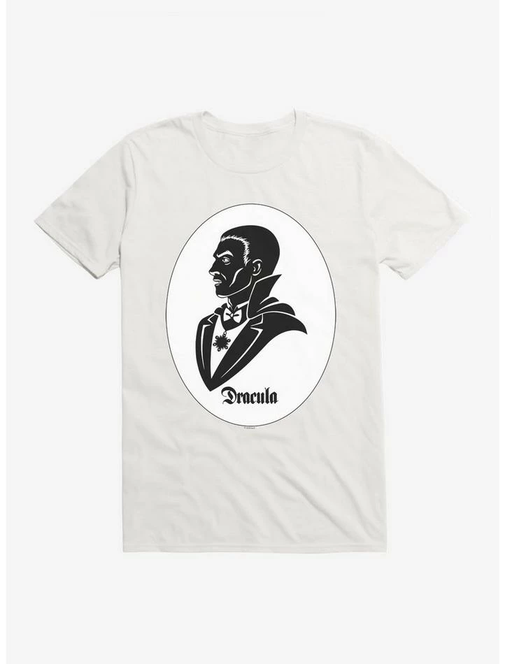 New π Universal Monsters Dracula Profile Portrait T-Shirt π - Image 6