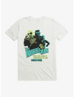 Discount 👍 Universal Monsters The Invisible Man Neon Pop Art Movie Quote T-Shirt 👏