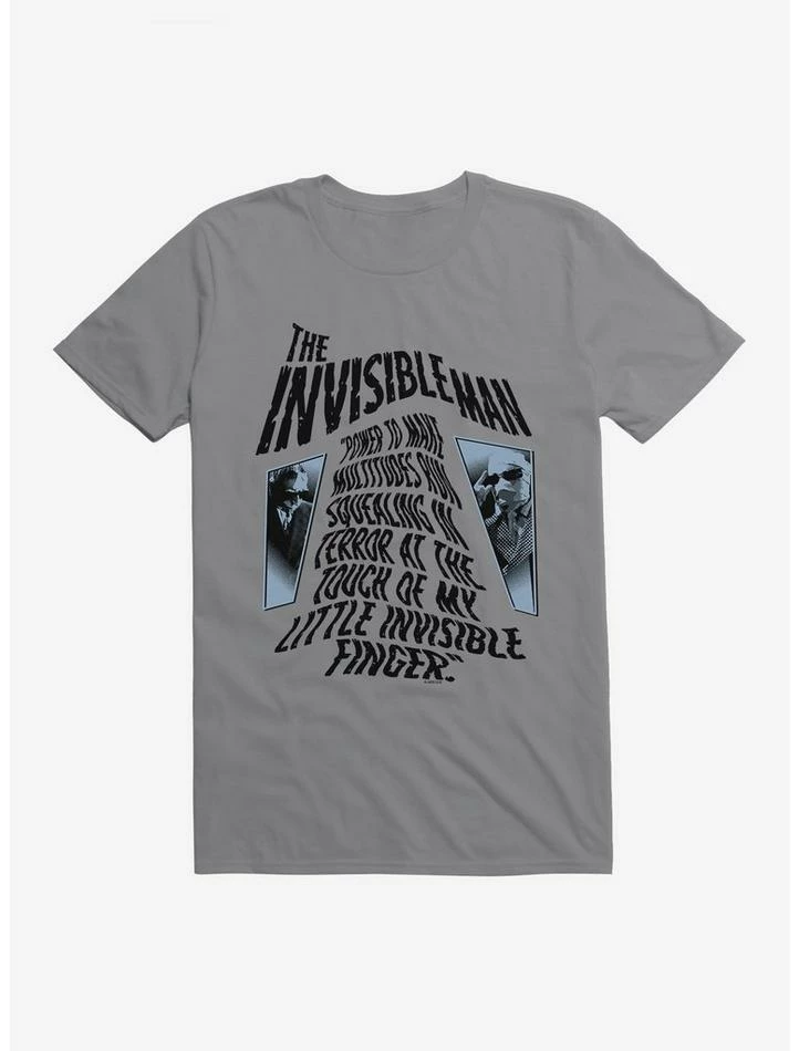 Coupon β¨ Universal Monsters The Invisible Man Wavy Movie Quote T-Shirt π₯°