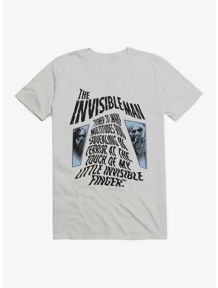Coupon β¨ Universal Monsters The Invisible Man Wavy Movie Quote T-Shirt π₯° - Image 5