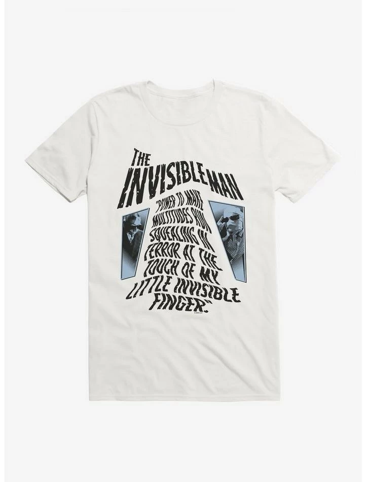 Coupon β¨ Universal Monsters The Invisible Man Wavy Movie Quote T-Shirt π₯° - Image 6