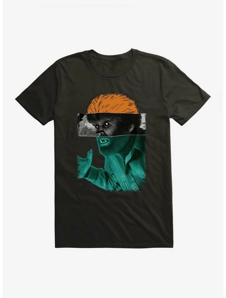 Coupon β€οΈ Universal Monsters The Wolf Man Portrait Mash Up T-Shirt π - Image 2