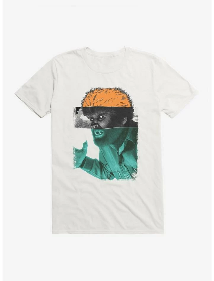 Coupon β€οΈ Universal Monsters The Wolf Man Portrait Mash Up T-Shirt π - Image 6