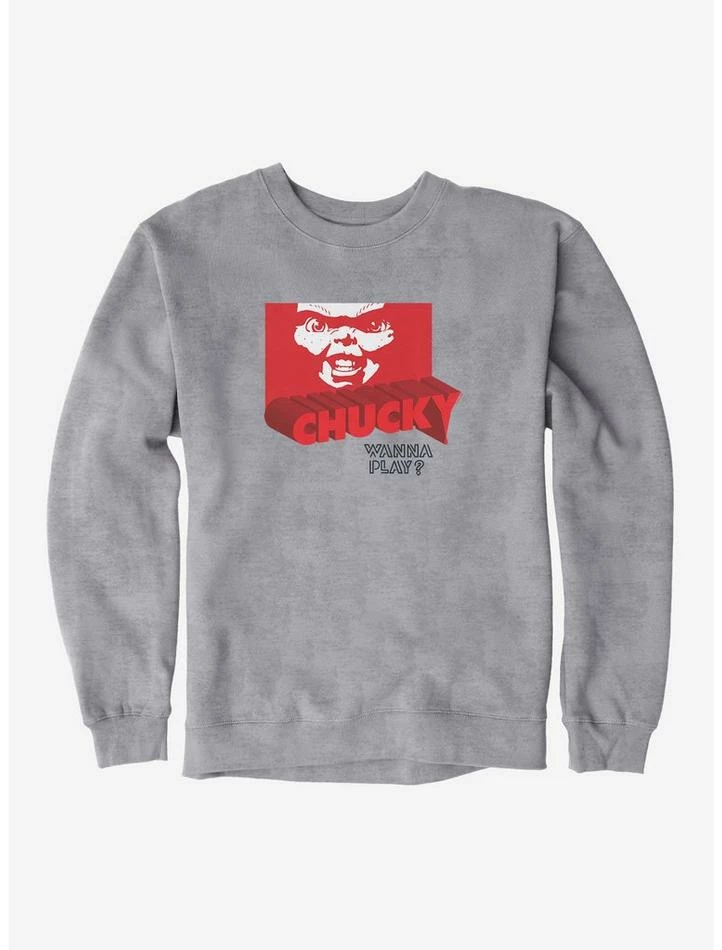 Best deal ๐ Chucky Red Blood Font Sweatshirt ๐ - Image 5