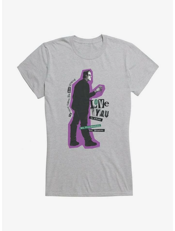 Top 10 β€οΈ Universal Monsters Frankenstein Love You π§ Girls T-Shirt π₯ - Image 3