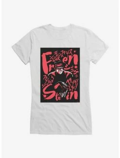 Best Sale π Universal Monsters Frankenstein Red Script π§ Girls T-Shirt β