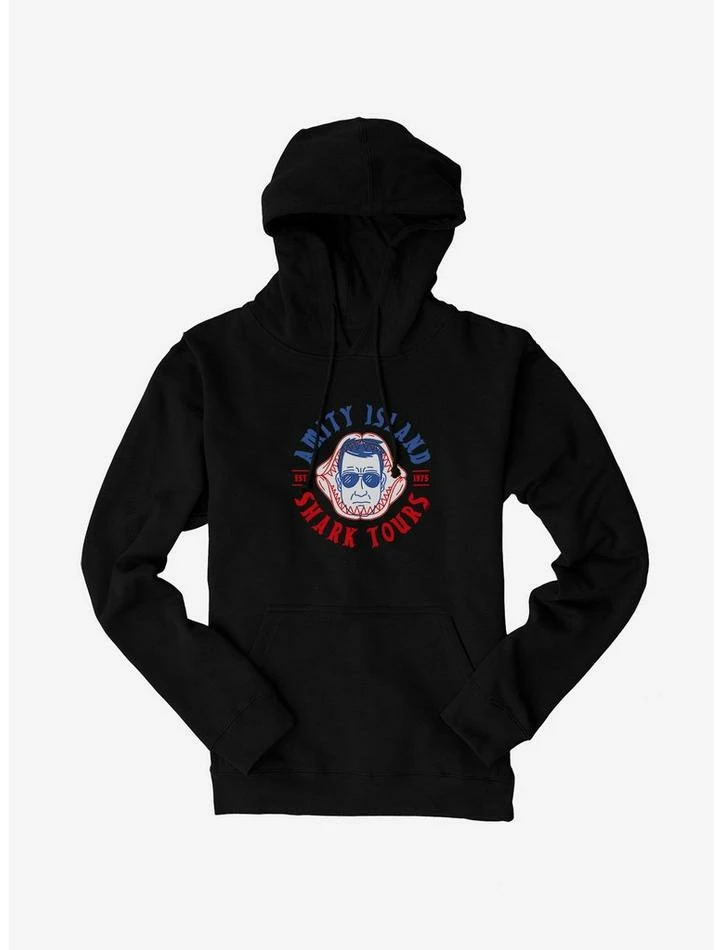 Flash Sale π Universal Jaws Amity Island Shark Tours Hoodie π - Image 2