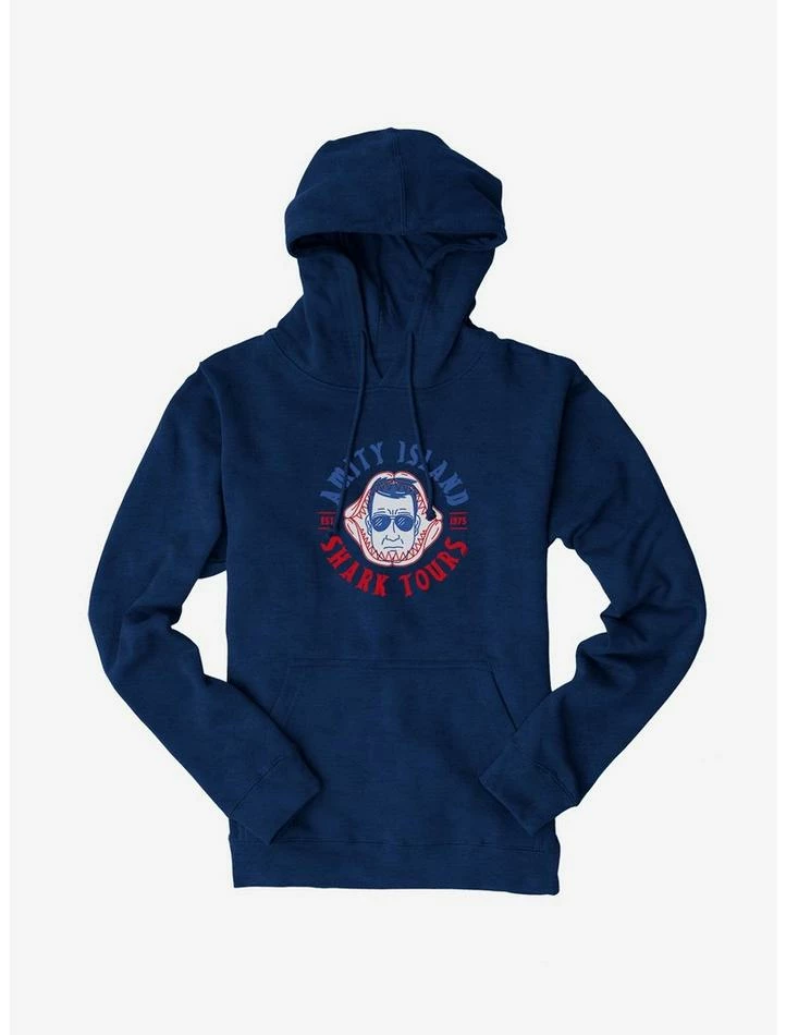 Flash Sale π Universal Jaws Amity Island Shark Tours Hoodie π - Image 5