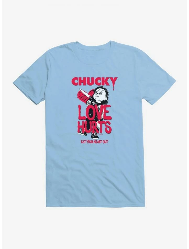 Cheap β€οΈ Chucky Love Hurts T-Shirt π - Image 3