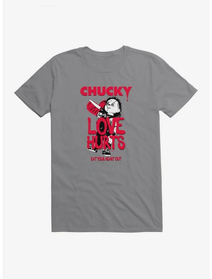 Cheap β€οΈ Chucky Love Hurts T-Shirt π - Image 5