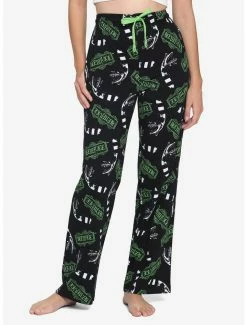 Coupon 🛒 Beetlejuice Logo Pajama Pants ⭐
