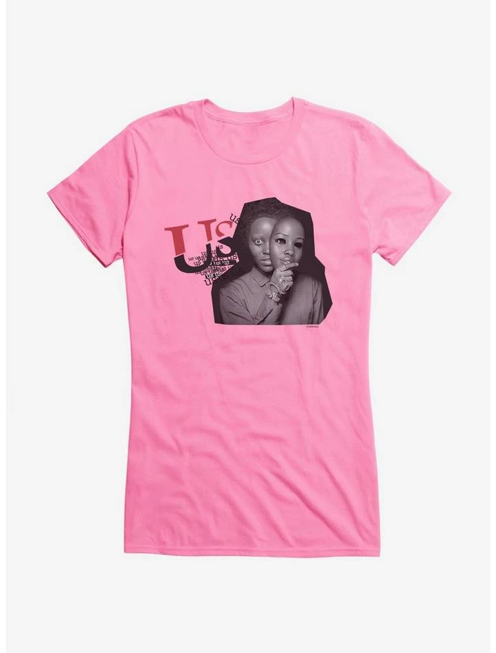 Discount π€© Us Behind The Mask Red Cutout Logo π§ Girls T-Shirt π - Image 4