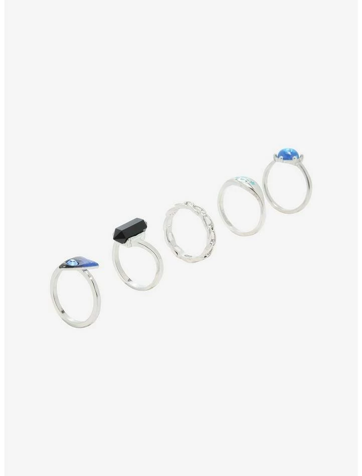 Best Pirce π Ouija Planchette Blue Gem Ring Set π - Image 2