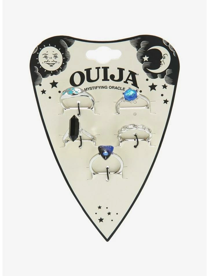 Best Pirce π Ouija Planchette Blue Gem Ring Set π - Image 4