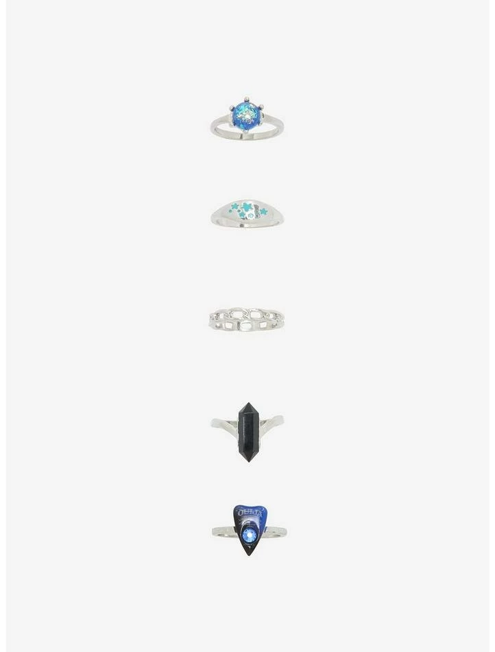Best Pirce π Ouija Planchette Blue Gem Ring Set π