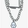 New 🔔 Scream Ghost Face Knife Chain Necklace 🛒